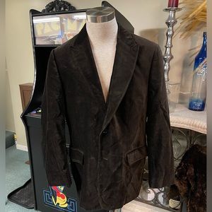 Express men’s brown velvet blazer size 44R